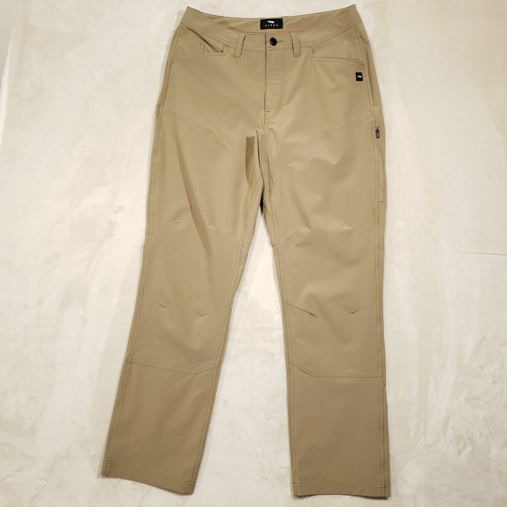 Sitka Gear Pants Mens 34R Tan 600311 Technical Outdoor Hiking Hunting Pants
